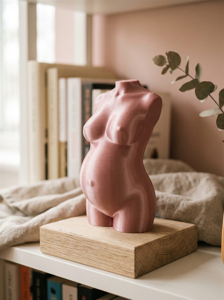 Brzuszek 18 cm w kolorze różowym — Druk 3D, Brzusio